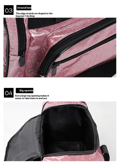 PU Leather Yoga Fitness Large Capacity Sports Handbag