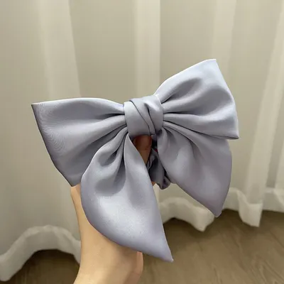 إكسسوارات شعر نسائية من قماش كريمي فرنسي
