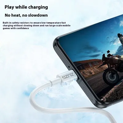 Data Cable Fast Charge Braiding Thread Fully Compatible Charging Cable