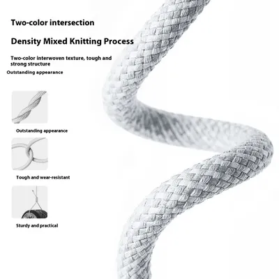 Data Cable Fast Charge Braiding Thread Fully Compatible Charging Cable