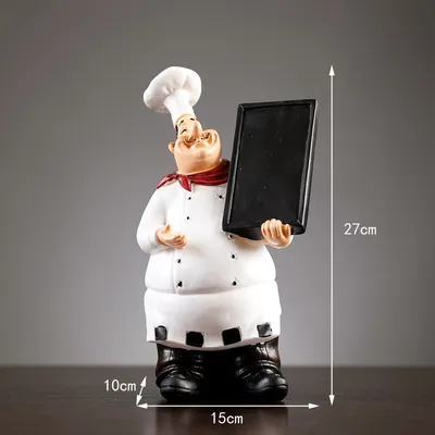 Creative Chef Resin Craft Ornament Home Decorations