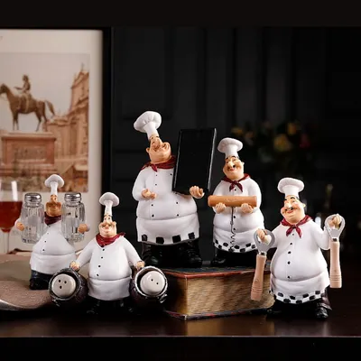 Creative Chef Resin Craft Ornament Home Decorations