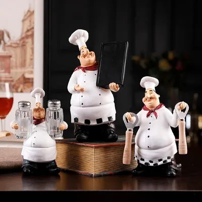 Creative Chef Resin Craft Ornament Home Decorations