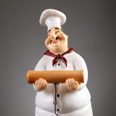 Creative Chef Resin Craft Ornament Home Decorations