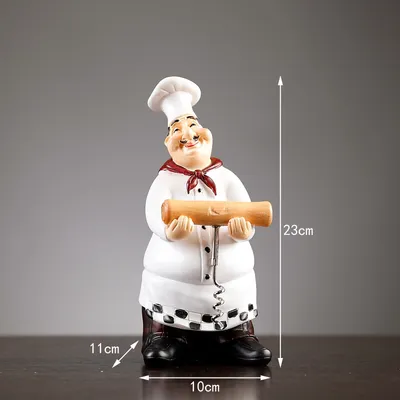Creative Chef Resin Craft Ornament Home Decorations