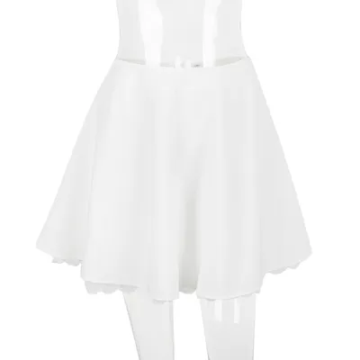 Hot Girl Women's Fashion Bowknot Lace Skirt