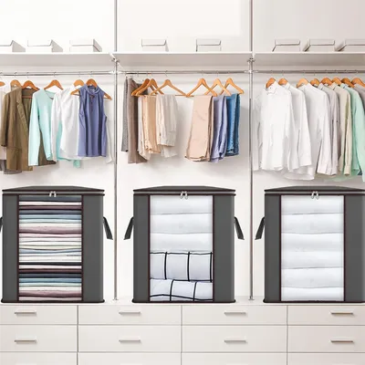 Large Capacity Organizer Storage Bags Handle Storage Moving Bag