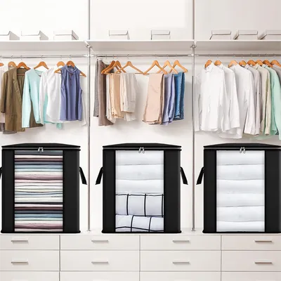 Large Capacity Organizer Storage Bags Handle Storage Moving Bag