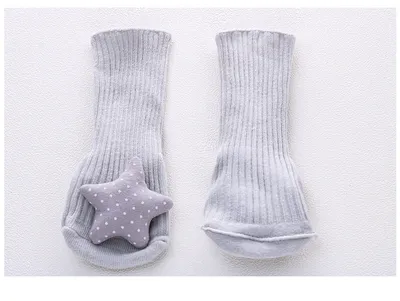 Newborn Baby Double Needle Non-slip Not Feel Tight With Feet Room Socks