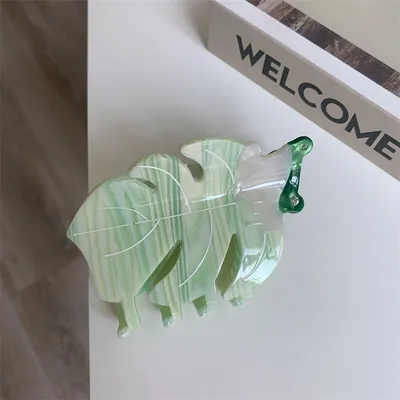 Frog Grip Color Matching Hair Claw Shark Clip Hair Accessories