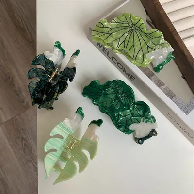 Frog Grip Color Matching Hair Claw Shark Clip Hair Accessories