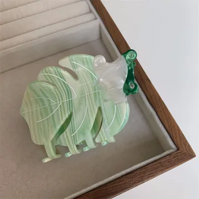 Frog Grip Color Matching Hair Claw Shark Clip Hair Accessories