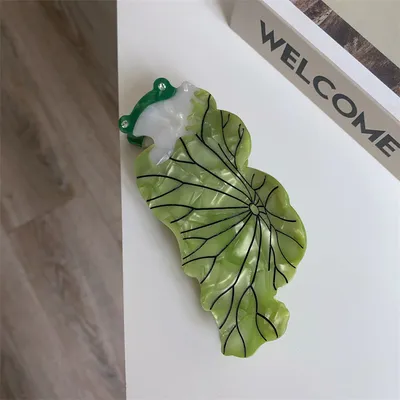 Frog Grip Color Matching Hair Claw Shark Clip Hair Accessories