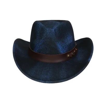 Western Cowboy Hat Felt Outdoor Sun Shade Top Hat Retro Jazz