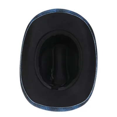 Western Cowboy Hat Felt Outdoor Sun Shade Top Hat Retro Jazz