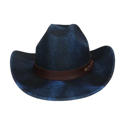 Western Cowboy Hat Felt Outdoor Sun Shade Top Hat Retro Jazz