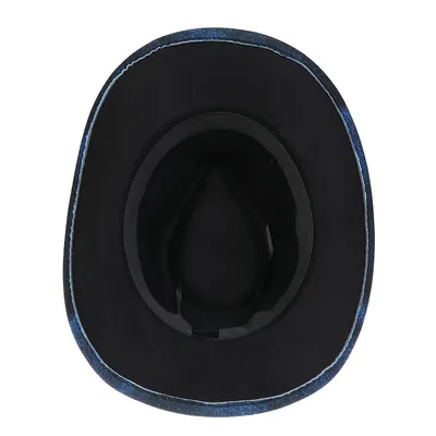 Western Cowboy Hat Felt Outdoor Sun Shade Top Hat Retro Jazz
