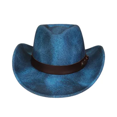 Western Cowboy Hat Felt Outdoor Sun Shade Top Hat Retro Jazz
