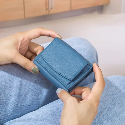 Leather Japanese Mini Short Women Wallet