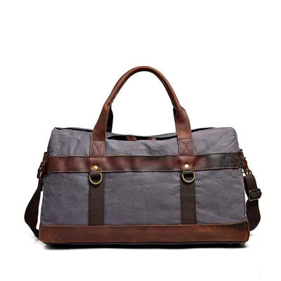 Waterproof oil wax canvas handbag