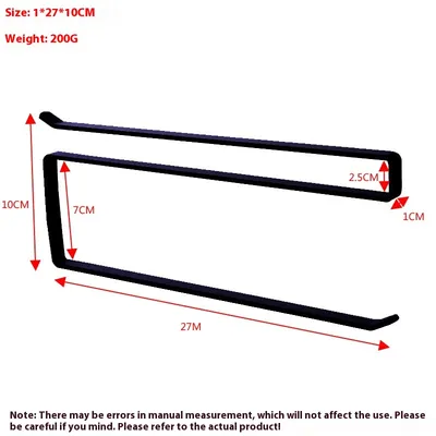Simple Punch-free Cabinet Roll Stand Hanging Rod