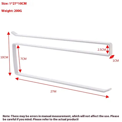 Simple Punch-free Cabinet Roll Stand Hanging Rod