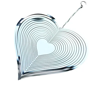 Indoor Outdoor Rotating Freestanding Love Wind Chime