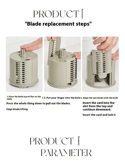 Multi-functional Hand Guard Household Kitchen Hand-cranked Drum Shredder