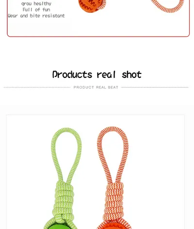 Dog Toys Balls Interactive Treat Rope Rubber Leaking Balls For Small Medium Dogs Chewing Bite Resistant Pet Tooth Cleaning