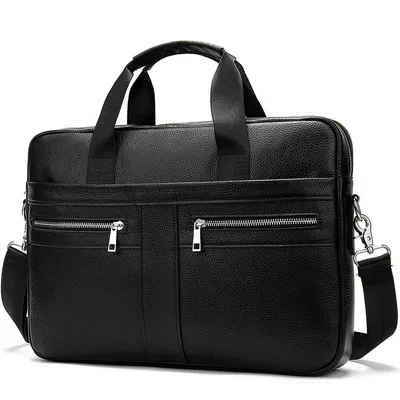 Men's leather briefcase