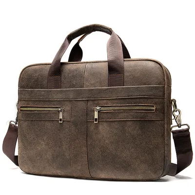 Men's leather briefcase