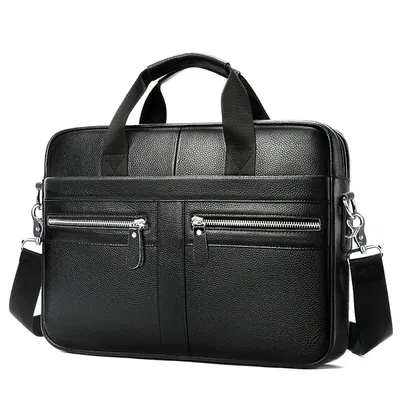 Men's leather briefcase