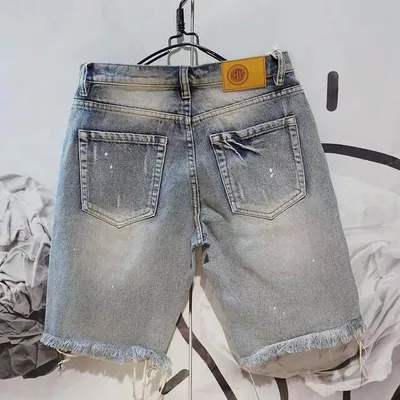 Men's Fashion Casual Ripped Denim Shorts