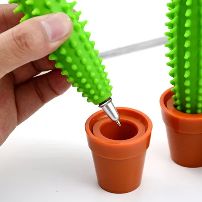 Creative Cactus Bonsai Ballpoint Pen Office Supplies