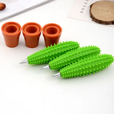 Creative Cactus Bonsai Ballpoint Pen Office Supplies