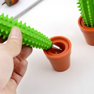 Creative Cactus Bonsai Ballpoint Pen Office Supplies
