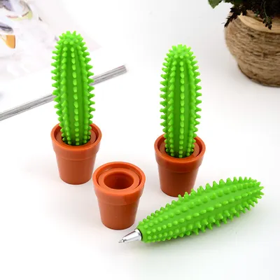 Creative Cactus Bonsai Ballpoint Pen Office Supplies