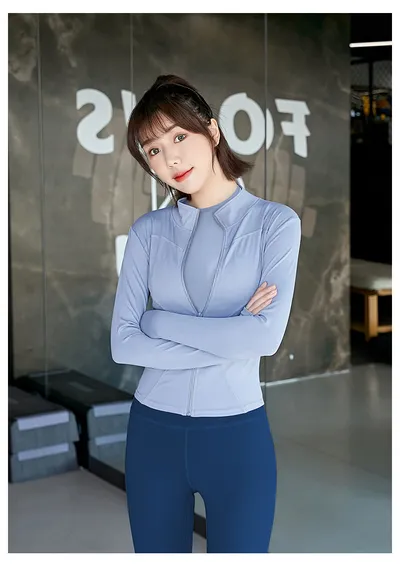 Long Sleeve Sports Yoga Suit Women
