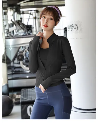Long Sleeve Sports Yoga Suit Women