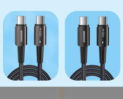 PD100W Fast Charge Data Cable For Mobile Phone Tablet Typec Fast Charging