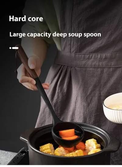 Wooden Handle High Temperature Resistant Spatula Silicone Kitchenware
