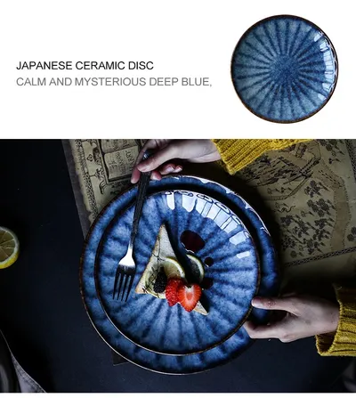 Ceramic Fambe Plate Western Cuisine Steak Plate
