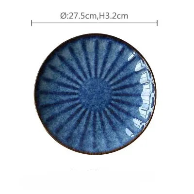 Ceramic Fambe Plate Western Cuisine Steak Plate