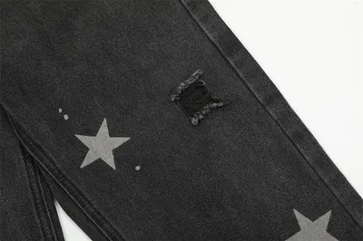 بنطلون جينز رجالي مطبوع بقصة مستقيمة من XINGX