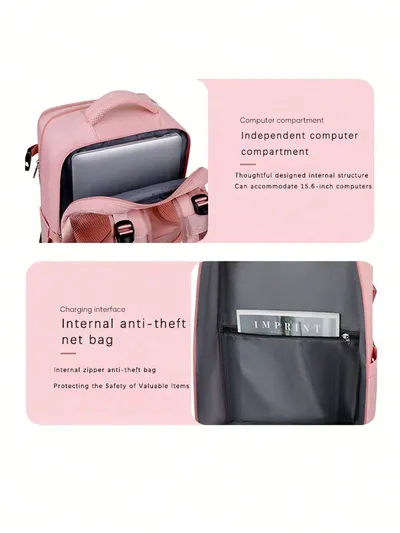 New Travel Backpack Female Large-capacity Dry And Wet Luggage Travel Bags Computer Backpack College