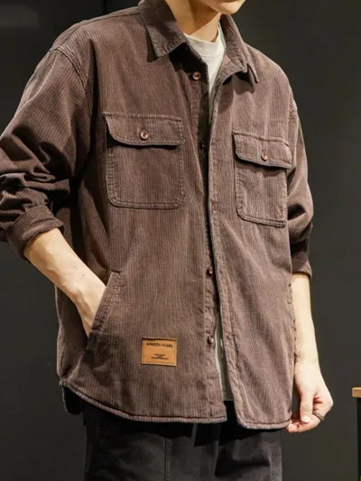 Workwear Denim Clothing Loose Jacket Fashion Casual Warm