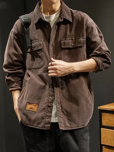 Workwear Denim Clothing Loose Jacket Fashion Casual Warm