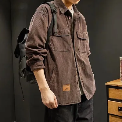 Workwear Denim Clothing Loose Jacket Fashion Casual Warm
