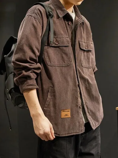 Workwear Denim Clothing Loose Jacket Fashion Casual Warm
