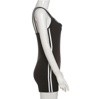 Women's Fashion Sleeveless U-neck Low-cut Jumpsuit